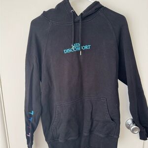 Seek Discomfort Black Hoodie